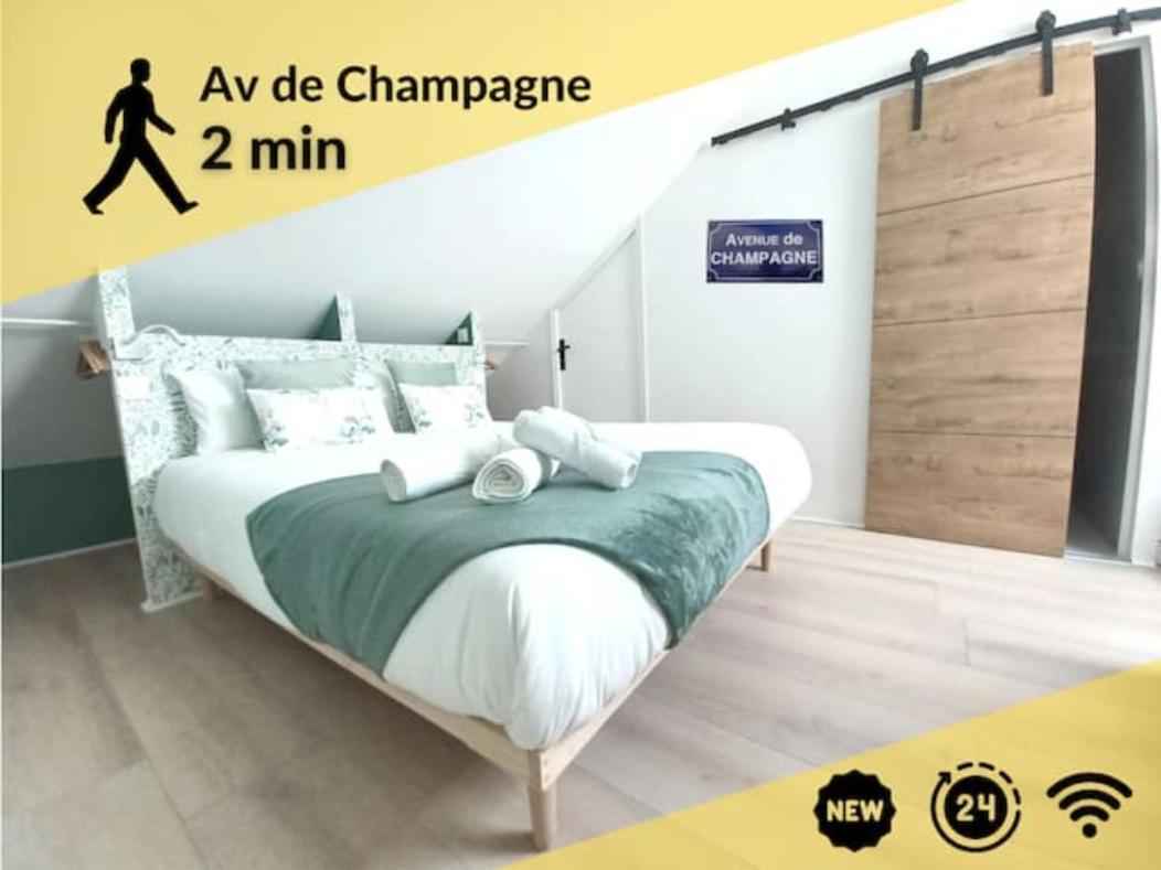 Apartamento #Seasons. 2' From Av Champagne. Design Cocoonig. New Épernay Exterior foto